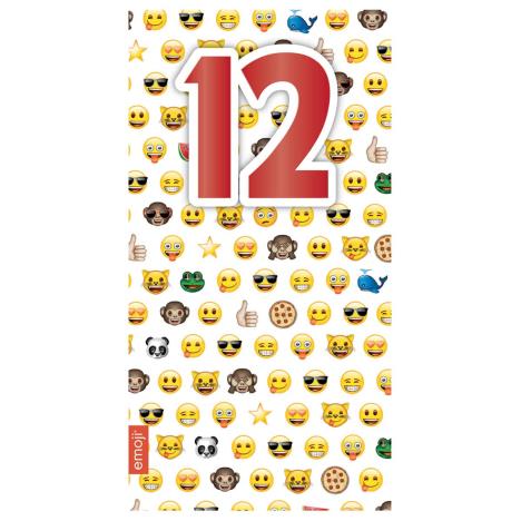 12 Today Emoji Birthday Card £1.99